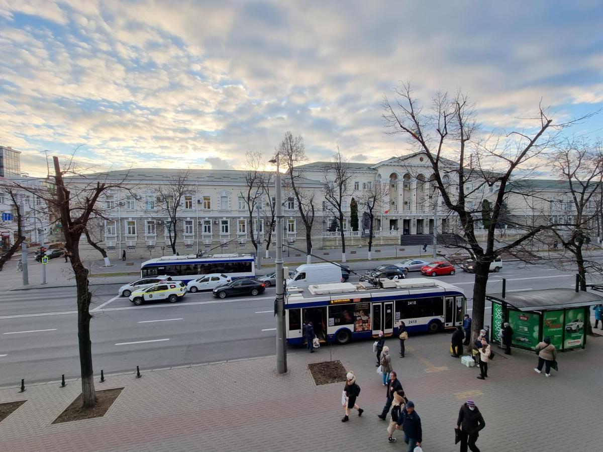 Stefan Cel Mare Boulevard Ultracentral Apartments In The Center צ'יסינאו מראה חיצוני תמונה